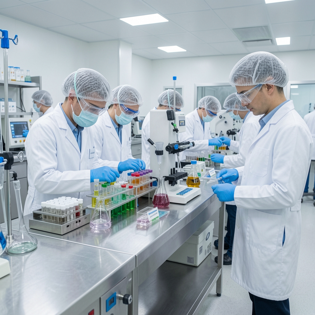 Laboratory testing and quality control process